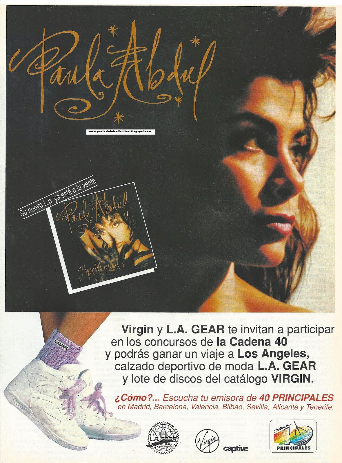 LA Gear Sampler album | Paula-Abdul.com