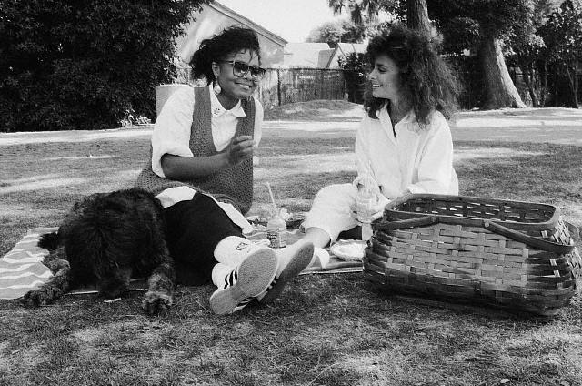 Paula Abdul and Janet Jackson — janet picnic2