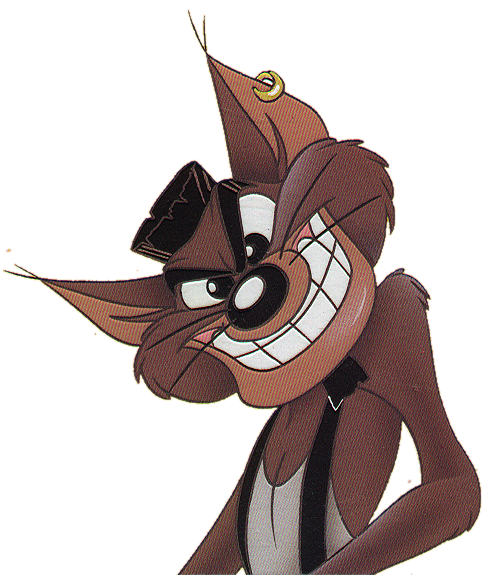 MC Skat Kat, the animated cat from Opposites Attract