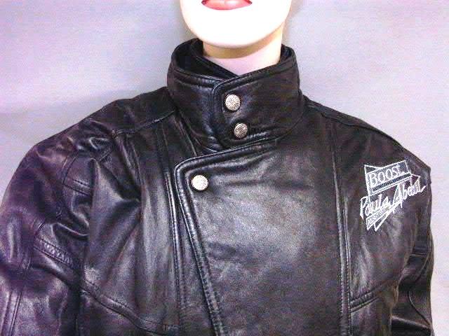 Boost tour jacket logo detail.