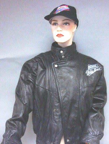 Promotional jacket and cap.