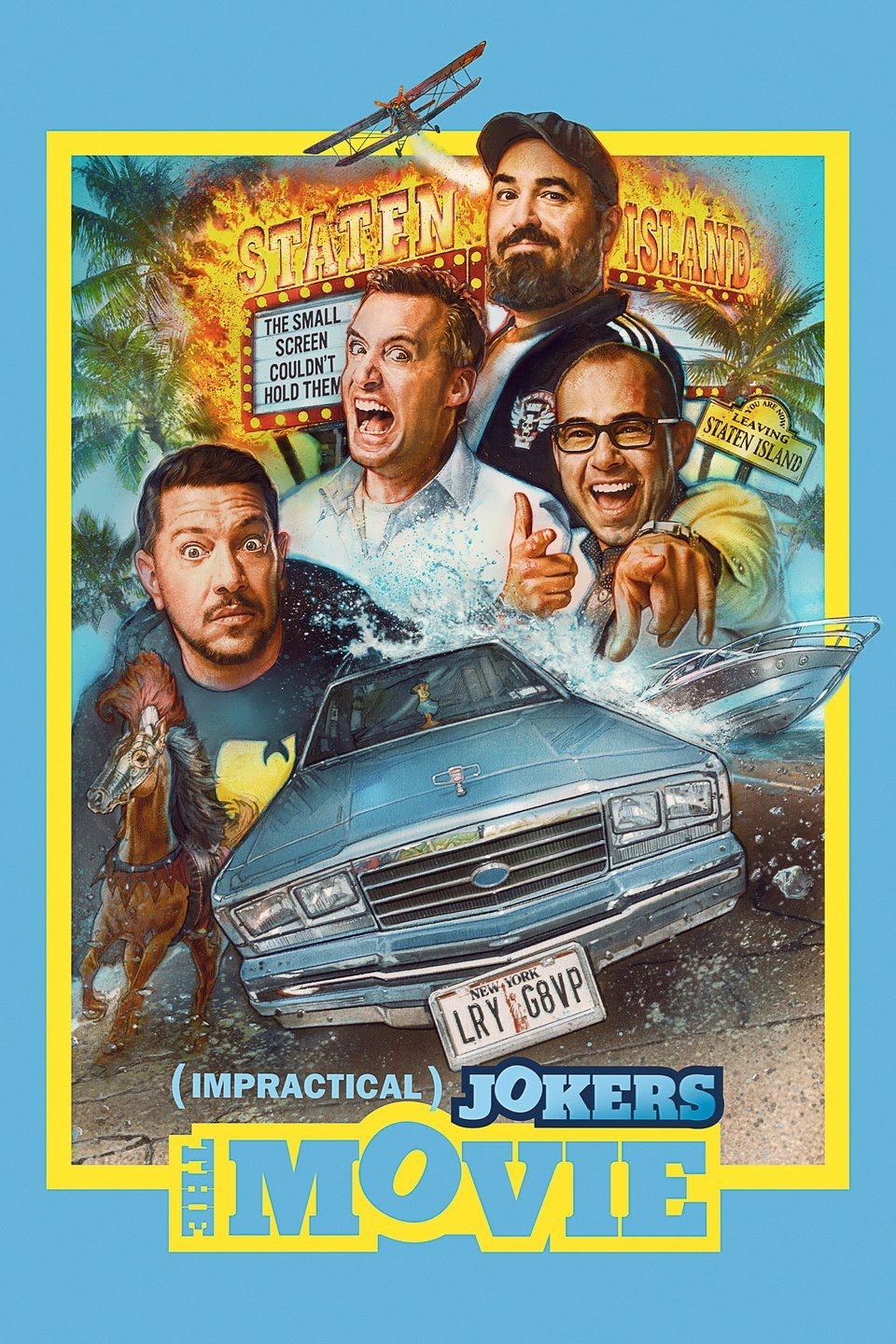 Impractical Jokers: The Movie official theatrical promotional poster
